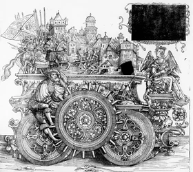 Scena dalla Processione Trionfale di Massimiliano, c.1516-18